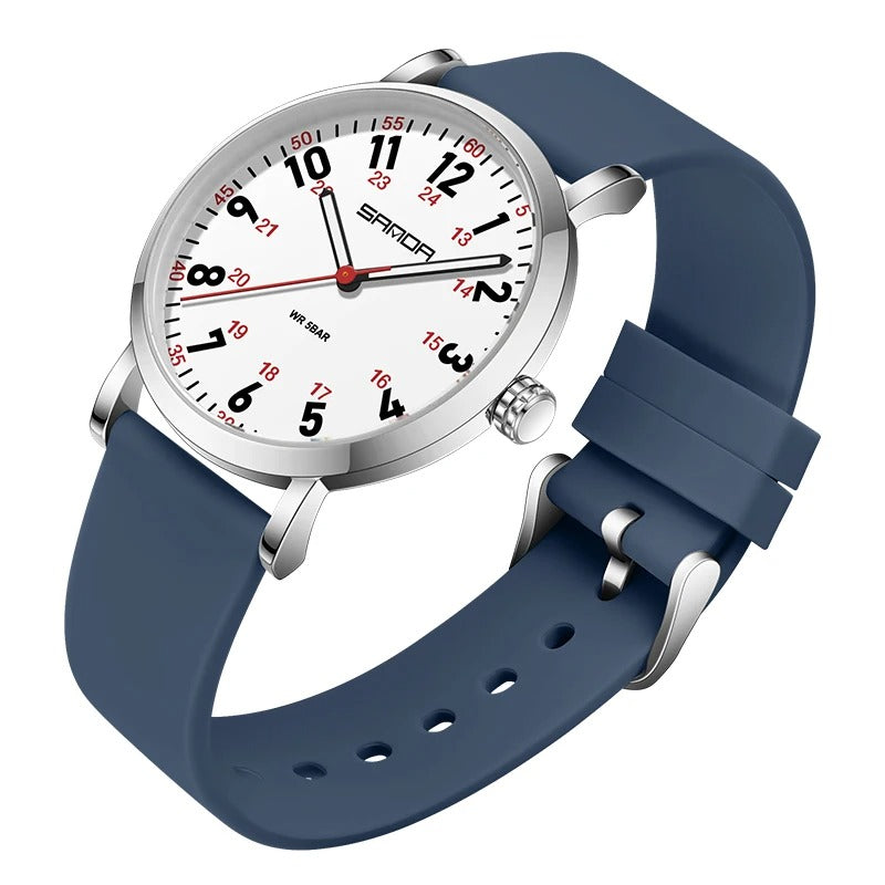 Soft silicone strap Designer Quartz Watch For Woman