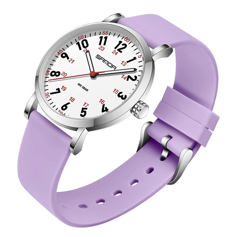 Soft silicone strap Designer Quartz Watch For Woman
