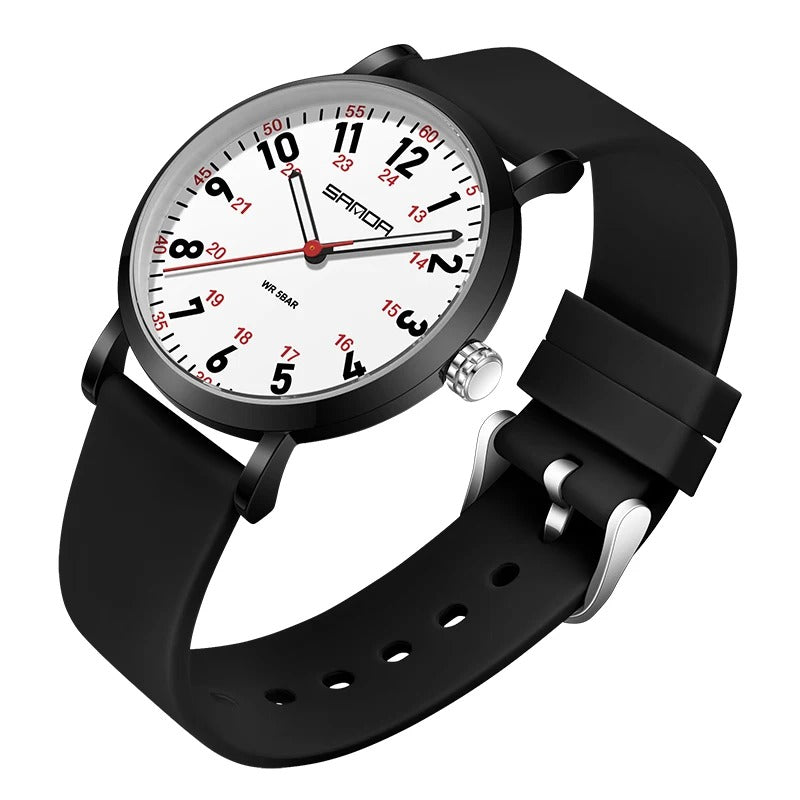 Soft silicone strap Designer Quartz Watch For Woman