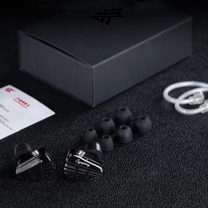 KZ Symphony 13.2mm Self-developed Planar Driver 6mm High-performance