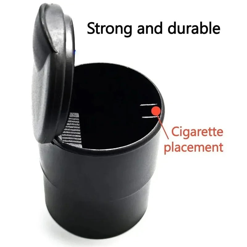 Portable Car LED Ashtray Garbage Storage Cup Cigarette Ashtray