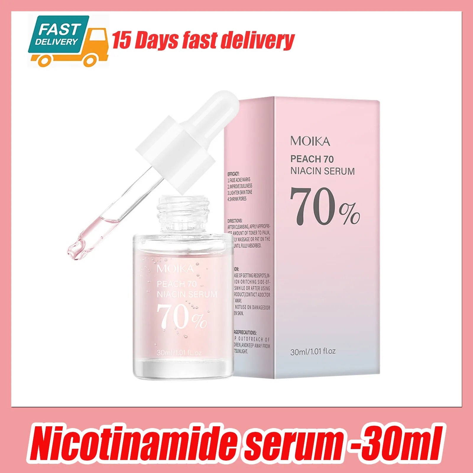 Niacinamide Serum Dark Spot Remover Fade Acne Marks