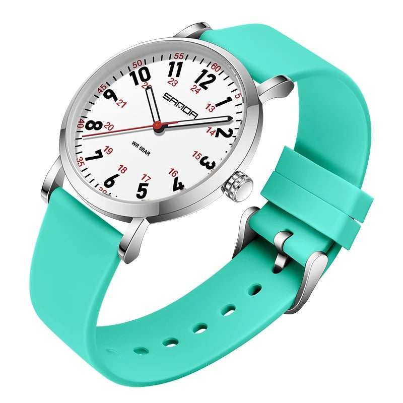 Soft silicone strap Designer Quartz Watch For Woman
